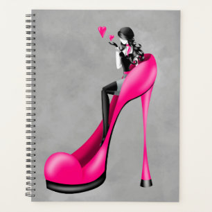 Fashion Diva in Stiletto Pink Planner