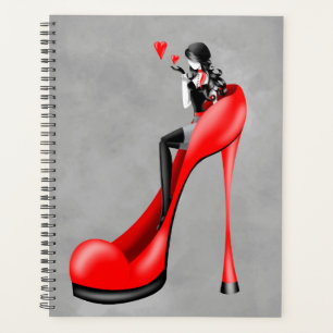 Fashion Diva in Stiletto Red Planner