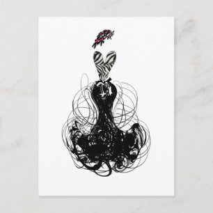 Fashion Diva Postcard