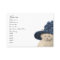 Fashion Diva Vintage Kitty Cat Business Cards Blue