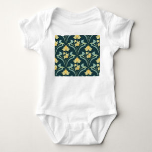Fashion Dogs: Cute Outfits Pattern Baby Bodysuit