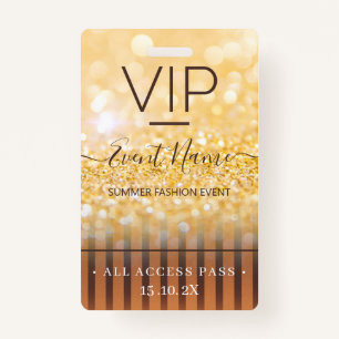 Fashion Event VIP All Access Pass Badge