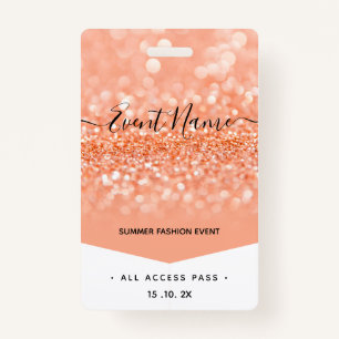 Fashion Event VIP All Access Pass Badge