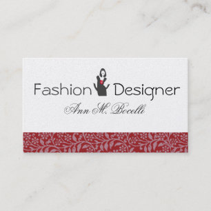 Fashion Flourished Model Fashion Consultant Business Card