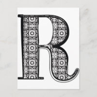 Fashion font, Letter R