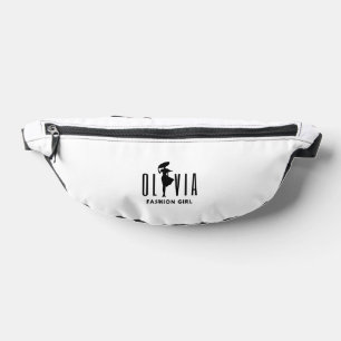 fashion girl shadow olivia black cute gift luxury fanny pack