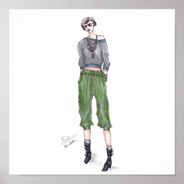 Fashion Illustration Poster (Front)