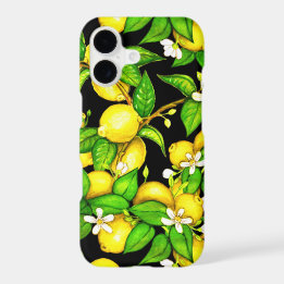 Fashion Lemon Print iPhone Case