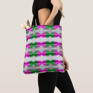 Fashion lips pattern tote bag