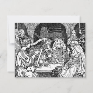 Fashion Middle Ages Greeting Card