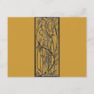 Fashion Middle Ages Postcard