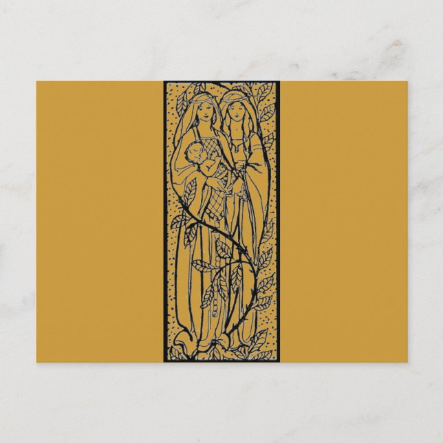 Fashion Middle Ages Postcard (Front)