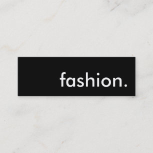fashion. mini business card