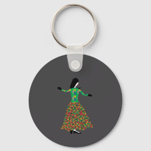 Fashion Model 01 Keychain