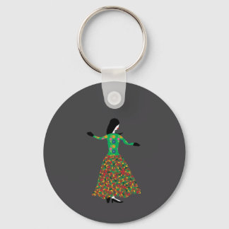 Fashion Model 01 Keychain