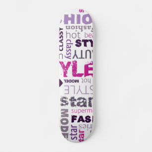 Fashion Model Style Beauty Star Comp Skateboard