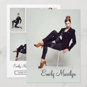 Fashion Modelling Comp Card