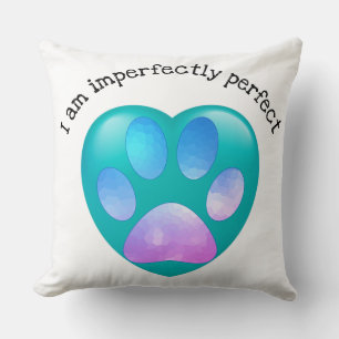Fashion motivational quote throw pillow