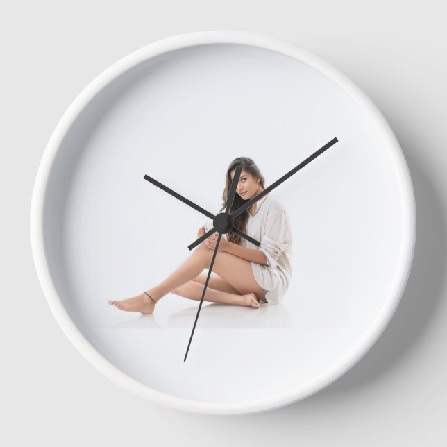 Fashion Photography Wall Clock (Front)
