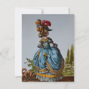 Fashion Plate 18th Century ~  Invitations