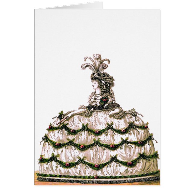 Fashion Plate ~ Card French Historical Love (Front)