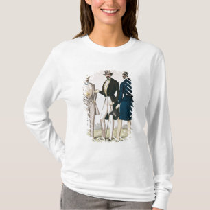 Fashion plate depicting male clothing T-Shirt