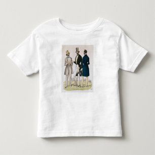 Fashion plate depicting male clothing toddler t-shirt