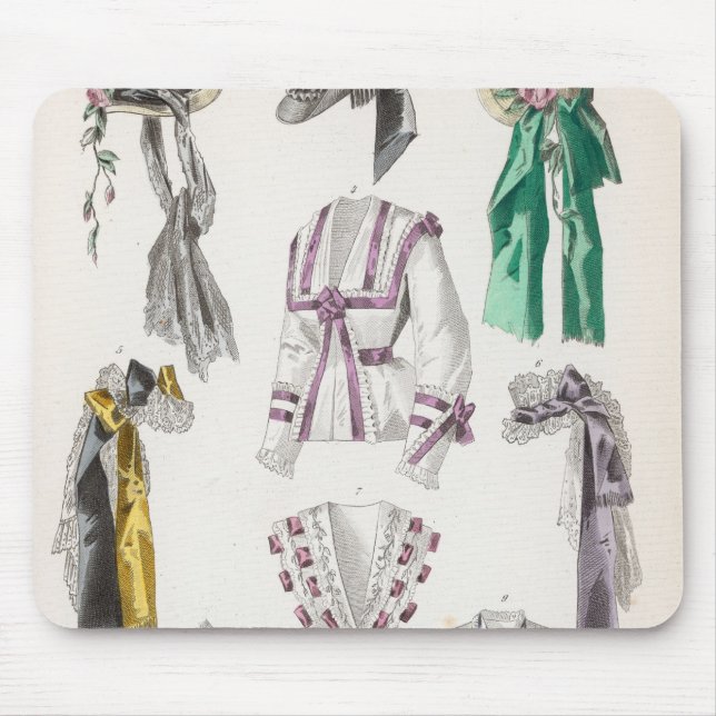 Fashion plate mouse pad (Front)