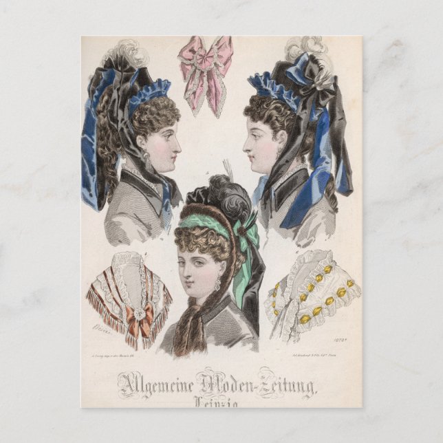 Fashion plate postcard (Front)
