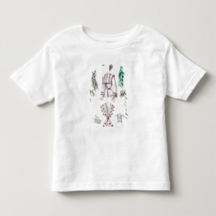 Fashion plate toddler t-shirt