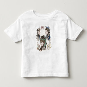 Fashion plate toddler t-shirt