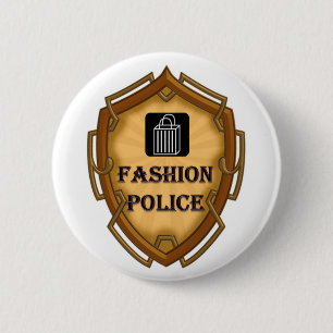 Fashion Police 2 Inch Round Button