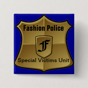 Fashion Police: Special Victims Unit 2 Inch Square Button