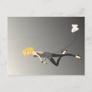 Fashion postcard