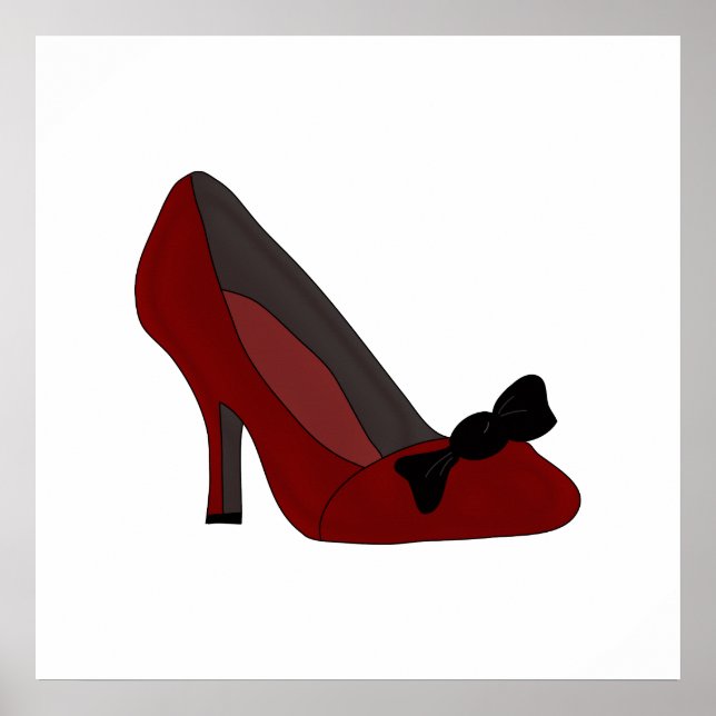 Fashion Poster shoe design (Front)