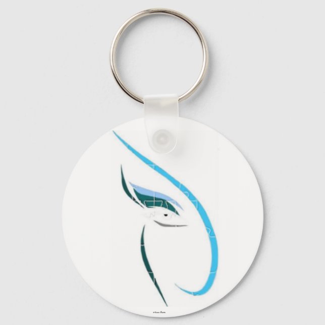 Fashion Puzzle Keychain (Front)