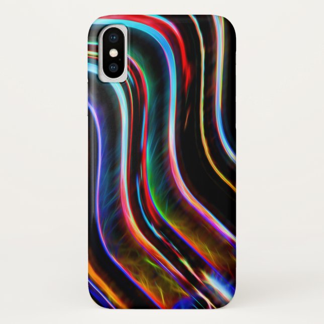 Fashion Radiance Sideways Colour Strokes Case-Mate iPhone Case (Back)