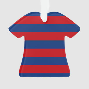 Fashion Rouge et Bleu Horizontale bandes