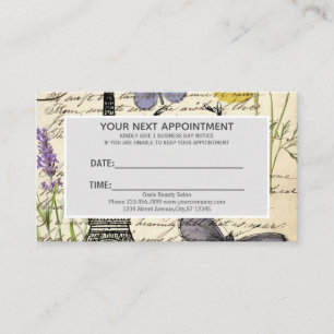 Fashion Salon SPA french eiffel tower Paris Business Card