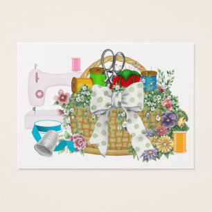 Fashion / Seamstress / Sewing Basket - SRF