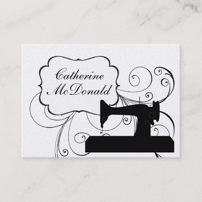Fashion / Seamstress - SRF Business Card (Front)