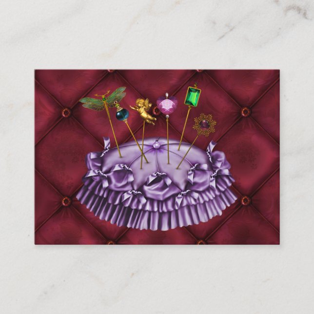 Fashion / Seamstress / Upholstery - SRF Business Card (Front)