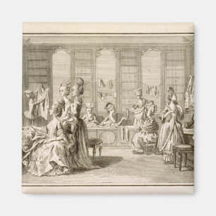 Fashion shop, from the 'Encyclopedia' by Denis Did Magnet