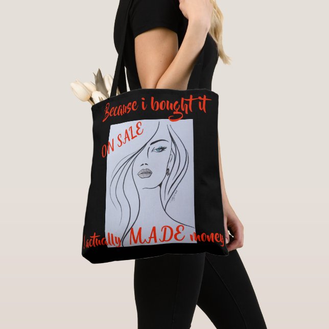 Fashion Shopping Totebag Tote Bag (Close Up)