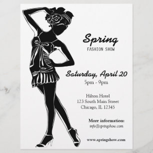 Fashion Show (Black) Flyer