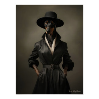Fashion Show, Doberman Dog 01 - Jonathan Bonheur Poster