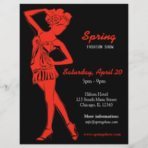 Fashion Show (Firebrick) Flyer