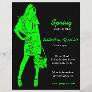 Fashion Show (Lime) Flyer