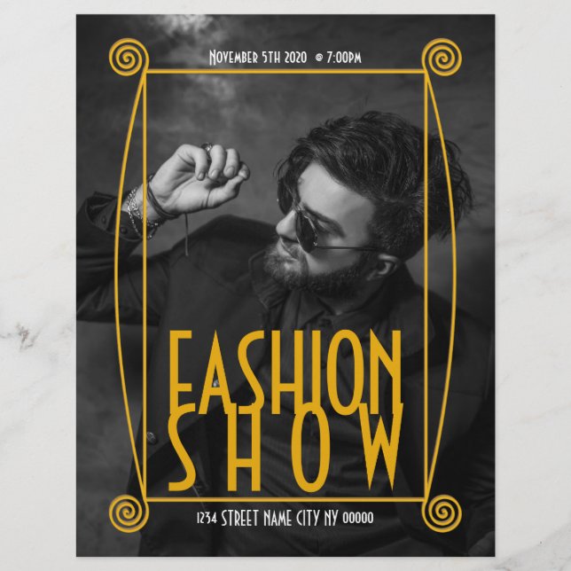 Fashion Show Model Clothing Flyer (Front)