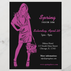 Fashion Show (Plum) Flyer
